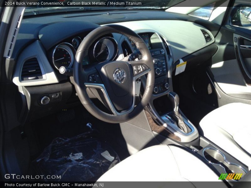 Carbon Black Metallic / Medium Titanium 2014 Buick Verano Convenience