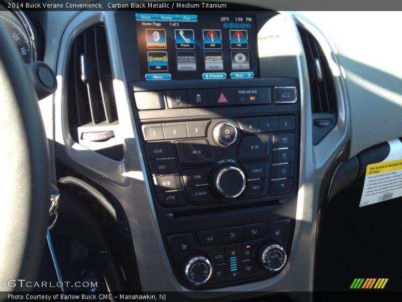 Carbon Black Metallic / Medium Titanium 2014 Buick Verano Convenience
