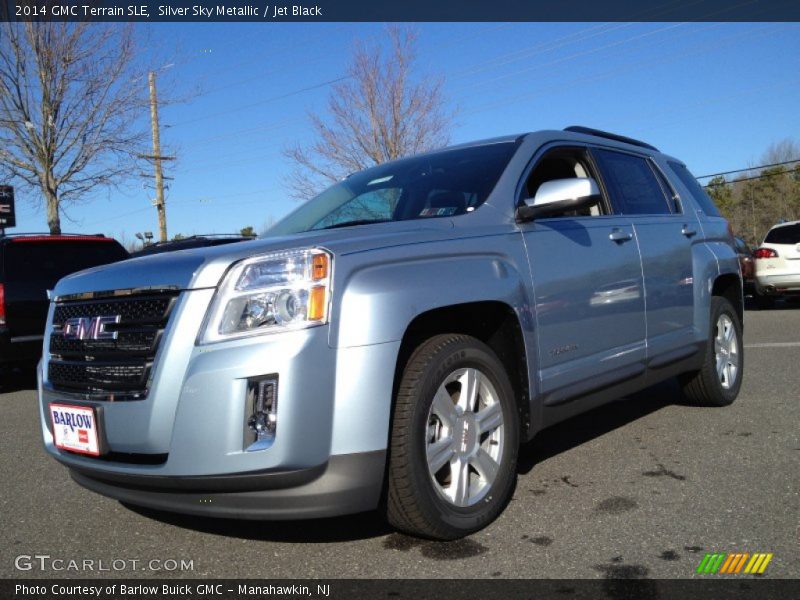 Silver Sky Metallic / Jet Black 2014 GMC Terrain SLE