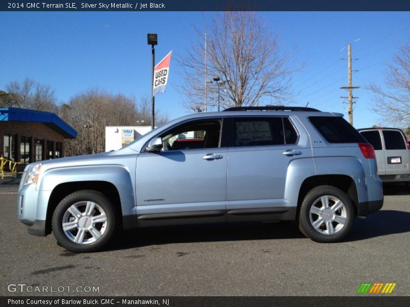 Silver Sky Metallic / Jet Black 2014 GMC Terrain SLE