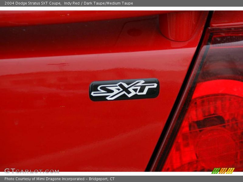 Indy Red / Dark Taupe/Medium Taupe 2004 Dodge Stratus SXT Coupe