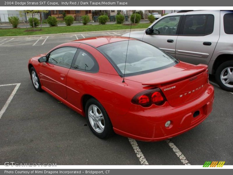 Indy Red / Dark Taupe/Medium Taupe 2004 Dodge Stratus SXT Coupe