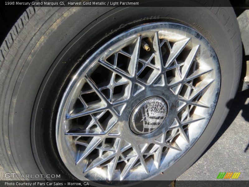 Harvest Gold Metallic / Light Parchment 1998 Mercury Grand Marquis GS