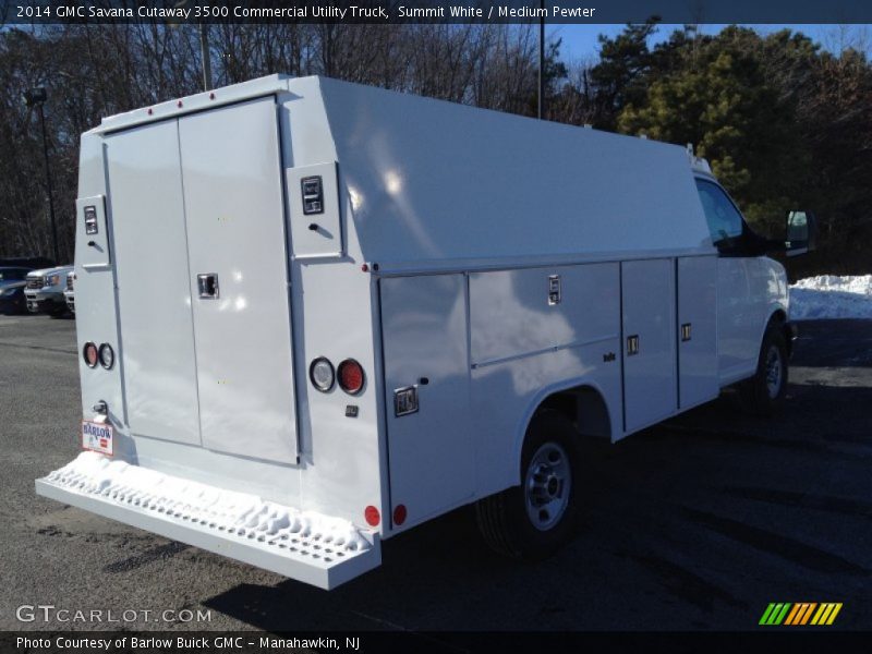 Summit White / Medium Pewter 2014 GMC Savana Cutaway 3500 Commercial Utility Truck