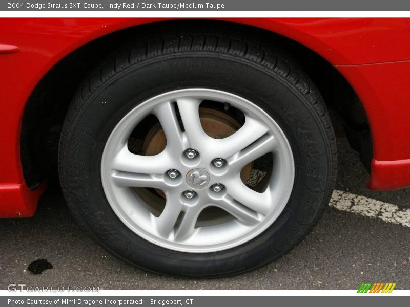 Indy Red / Dark Taupe/Medium Taupe 2004 Dodge Stratus SXT Coupe