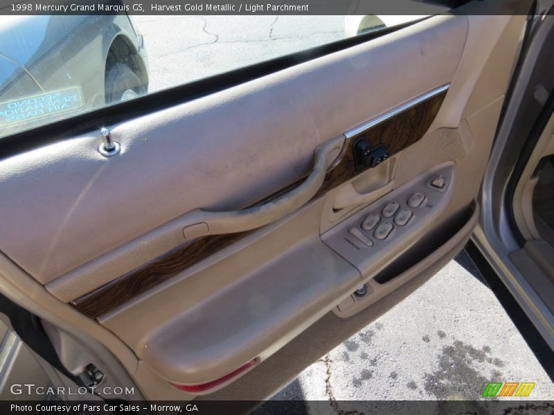 Harvest Gold Metallic / Light Parchment 1998 Mercury Grand Marquis GS