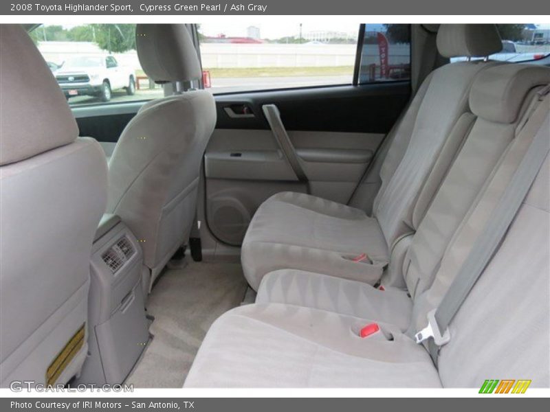 Cypress Green Pearl / Ash Gray 2008 Toyota Highlander Sport