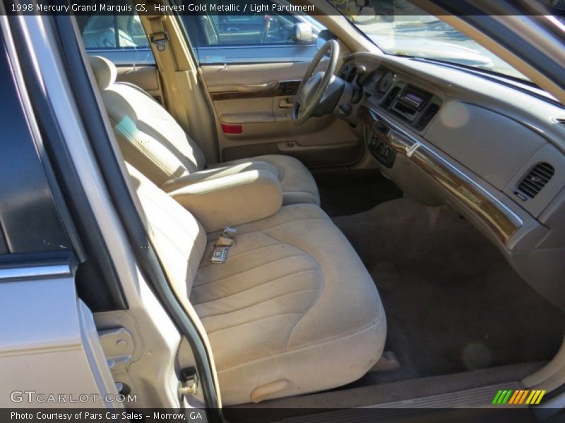 Harvest Gold Metallic / Light Parchment 1998 Mercury Grand Marquis GS