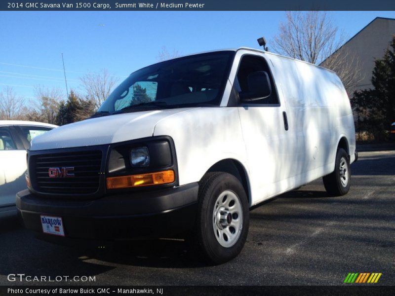 Summit White / Medium Pewter 2014 GMC Savana Van 1500 Cargo