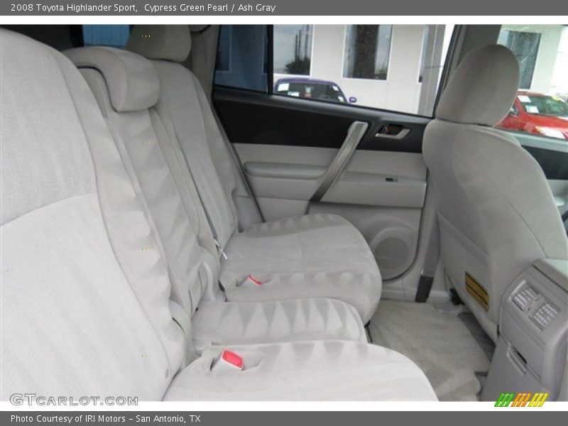 Cypress Green Pearl / Ash Gray 2008 Toyota Highlander Sport