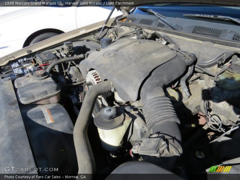 Harvest Gold Metallic / Light Parchment 1998 Mercury Grand Marquis GS