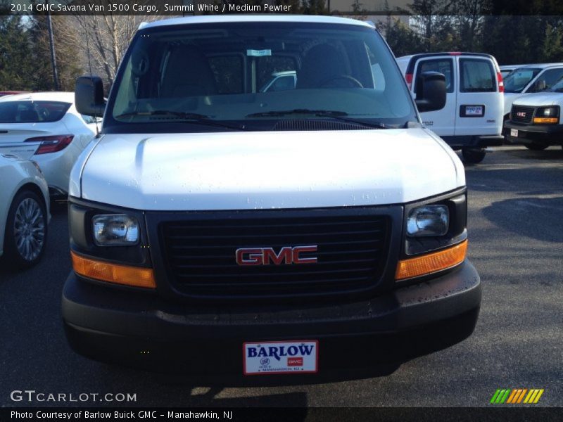 Summit White / Medium Pewter 2014 GMC Savana Van 1500 Cargo