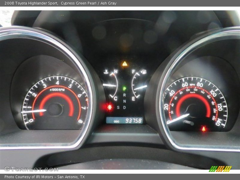 Cypress Green Pearl / Ash Gray 2008 Toyota Highlander Sport