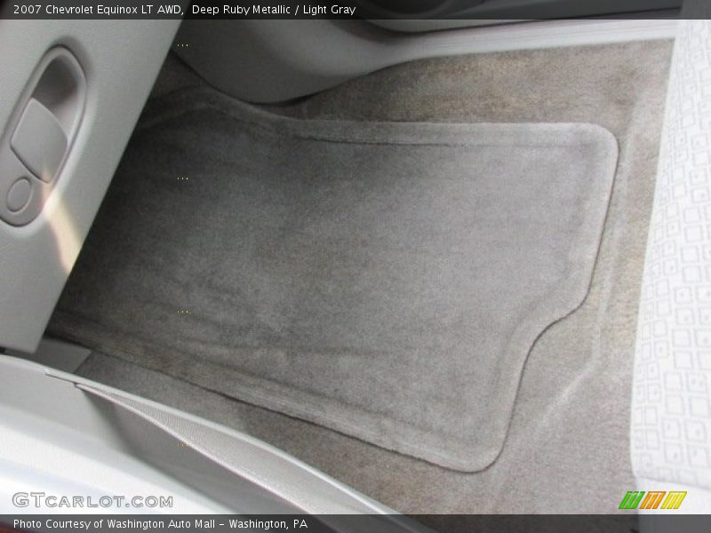 Deep Ruby Metallic / Light Gray 2007 Chevrolet Equinox LT AWD
