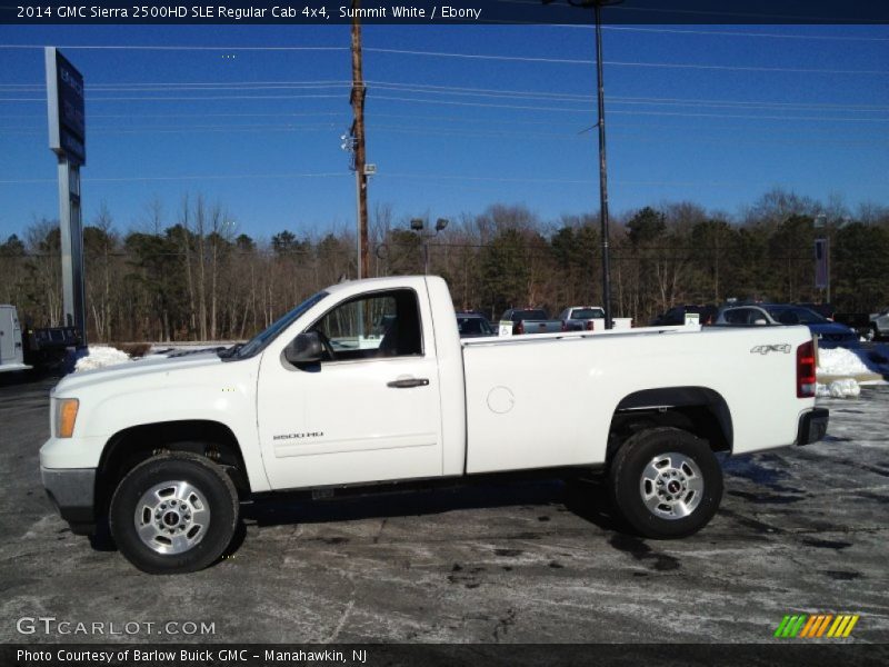 Summit White / Ebony 2014 GMC Sierra 2500HD SLE Regular Cab 4x4