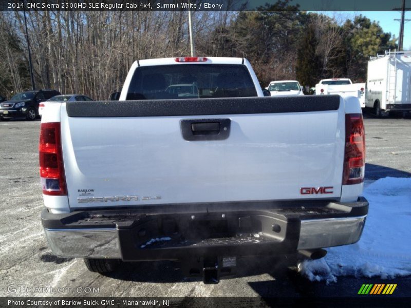 Summit White / Ebony 2014 GMC Sierra 2500HD SLE Regular Cab 4x4