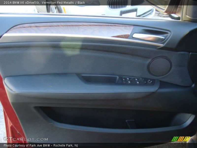 Vermillion Red Metallic / Black 2014 BMW X6 xDrive50i
