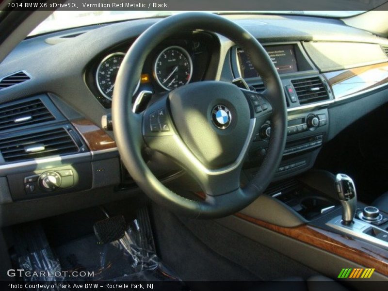 Vermillion Red Metallic / Black 2014 BMW X6 xDrive50i