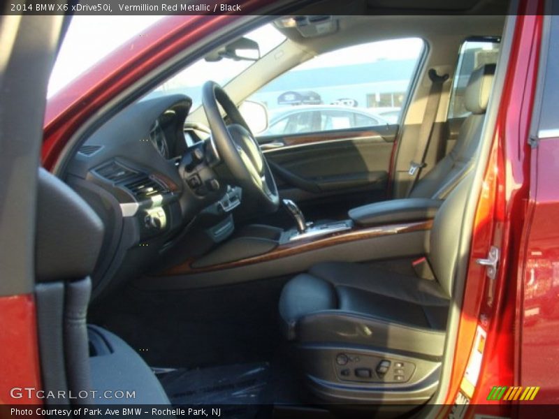 Vermillion Red Metallic / Black 2014 BMW X6 xDrive50i
