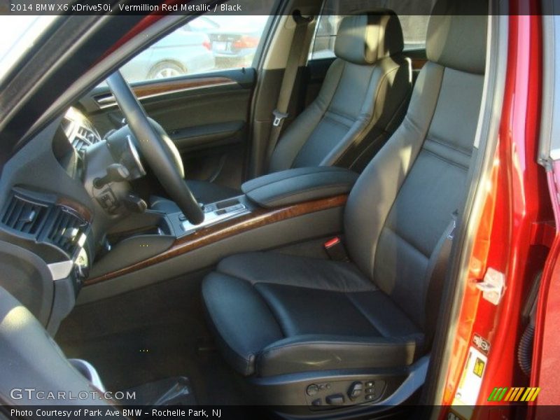 Vermillion Red Metallic / Black 2014 BMW X6 xDrive50i