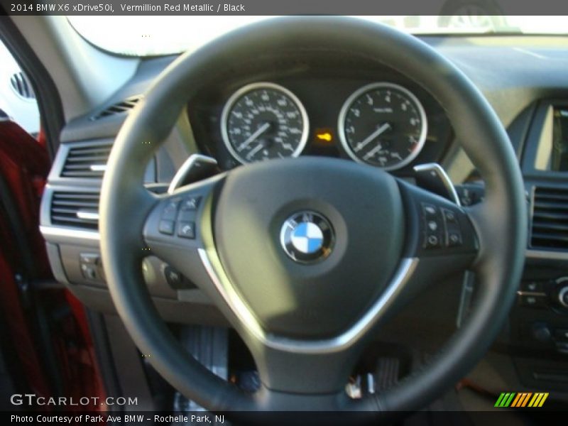 Vermillion Red Metallic / Black 2014 BMW X6 xDrive50i