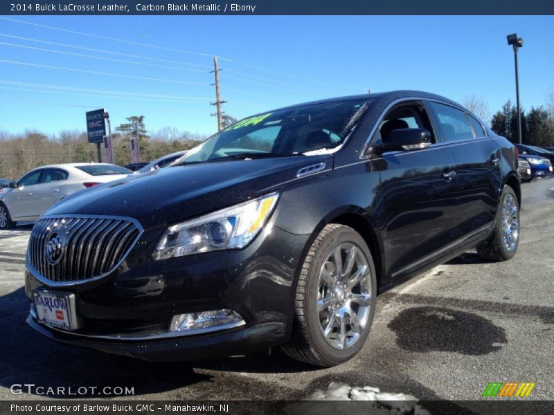 Carbon Black Metallic / Ebony 2014 Buick LaCrosse Leather