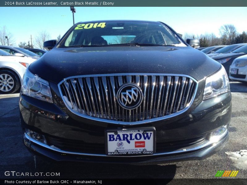 Carbon Black Metallic / Ebony 2014 Buick LaCrosse Leather