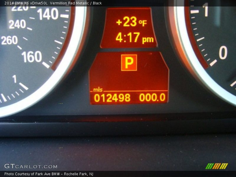 Vermillion Red Metallic / Black 2014 BMW X6 xDrive50i