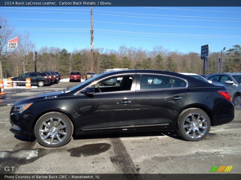 Carbon Black Metallic / Ebony 2014 Buick LaCrosse Leather
