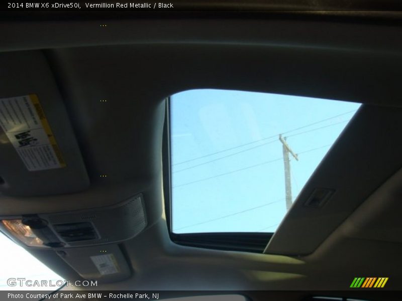 Vermillion Red Metallic / Black 2014 BMW X6 xDrive50i
