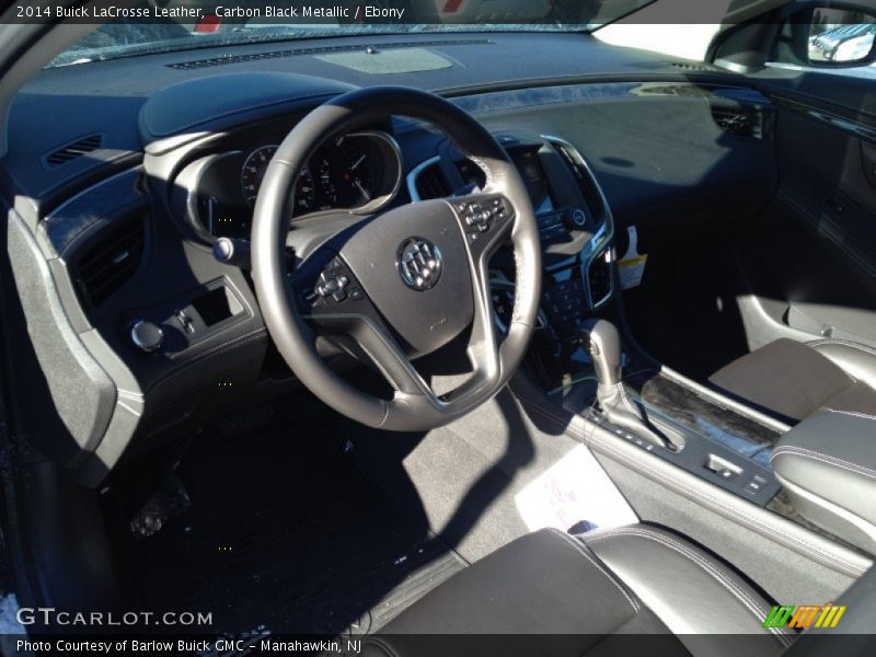 Carbon Black Metallic / Ebony 2014 Buick LaCrosse Leather