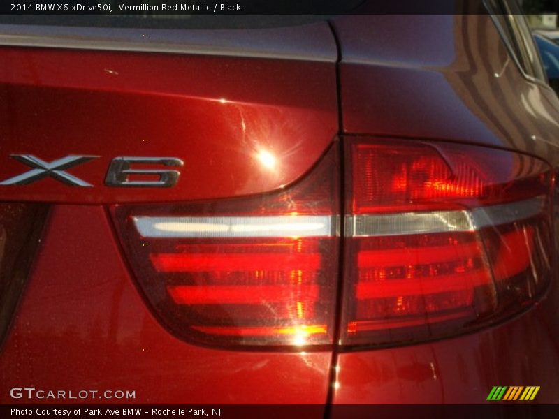 Vermillion Red Metallic / Black 2014 BMW X6 xDrive50i