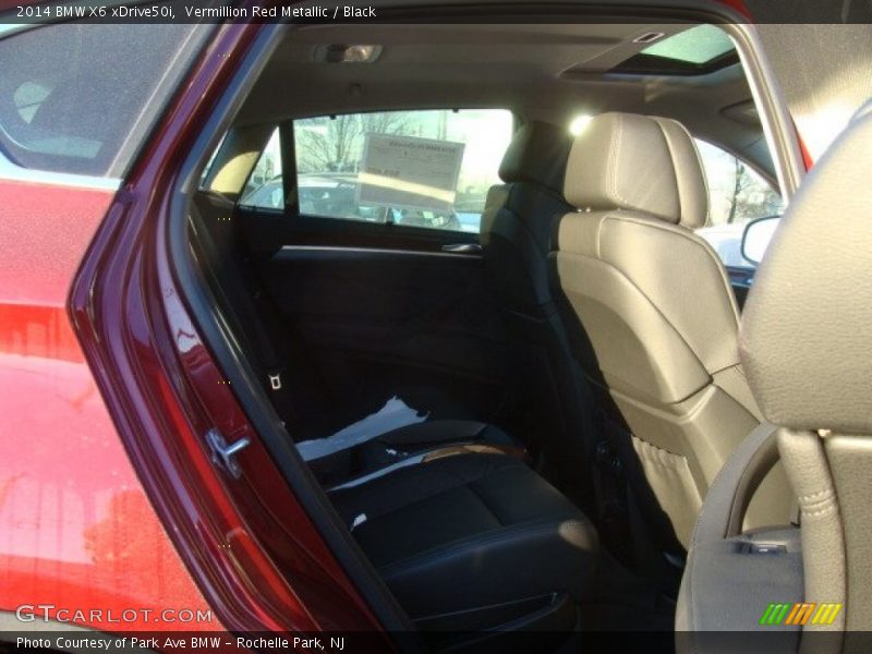 Vermillion Red Metallic / Black 2014 BMW X6 xDrive50i