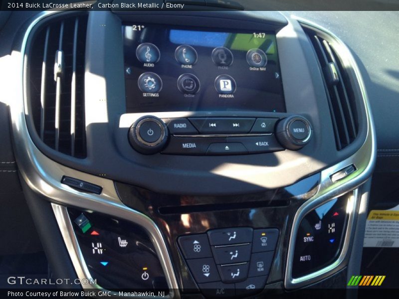 Carbon Black Metallic / Ebony 2014 Buick LaCrosse Leather