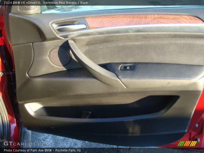 Vermillion Red Metallic / Black 2014 BMW X6 xDrive50i
