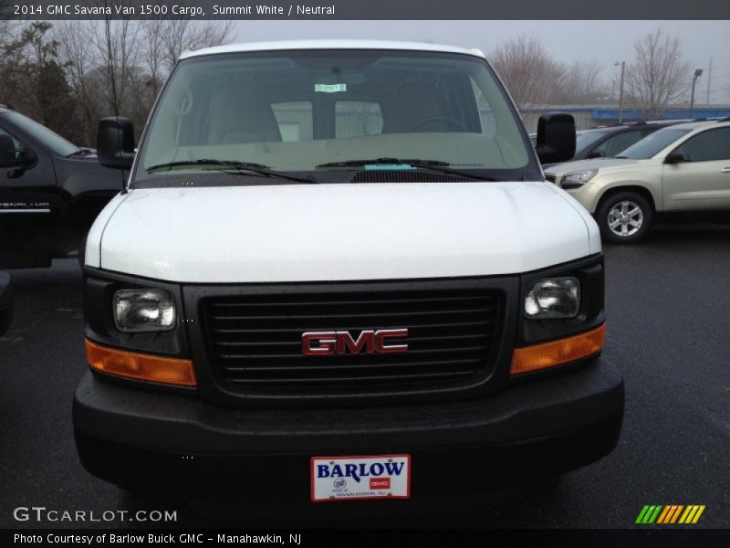 Summit White / Neutral 2014 GMC Savana Van 1500 Cargo
