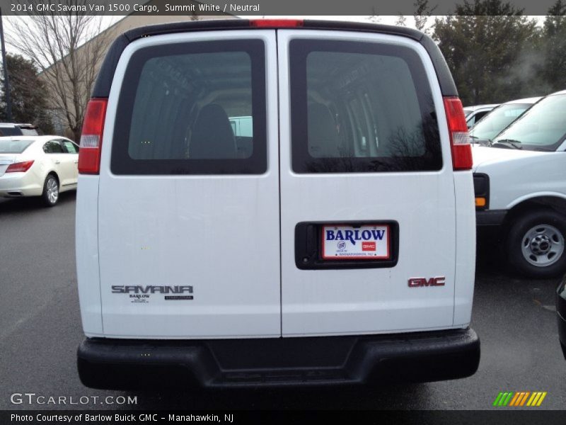 Summit White / Neutral 2014 GMC Savana Van 1500 Cargo