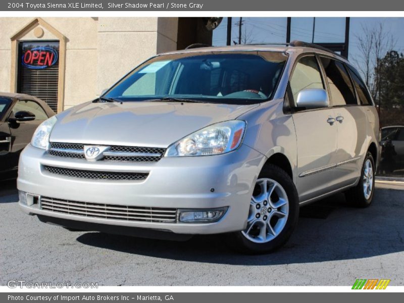 Silver Shadow Pearl / Stone Gray 2004 Toyota Sienna XLE Limited