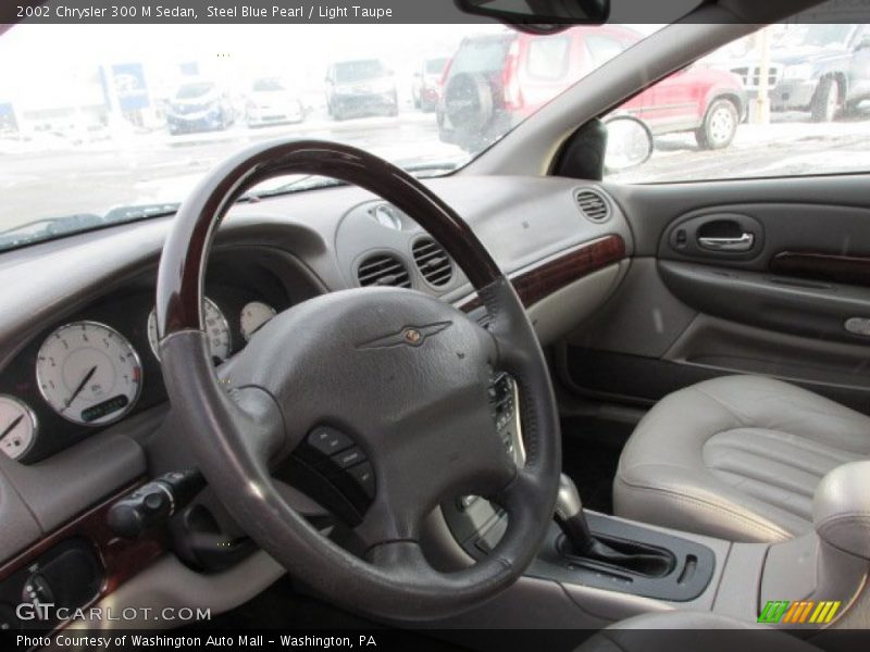 Steel Blue Pearl / Light Taupe 2002 Chrysler 300 M Sedan