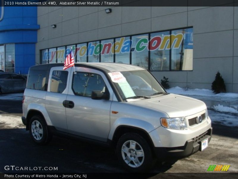 Alabaster Silver Metallic / Titanium 2010 Honda Element LX 4WD