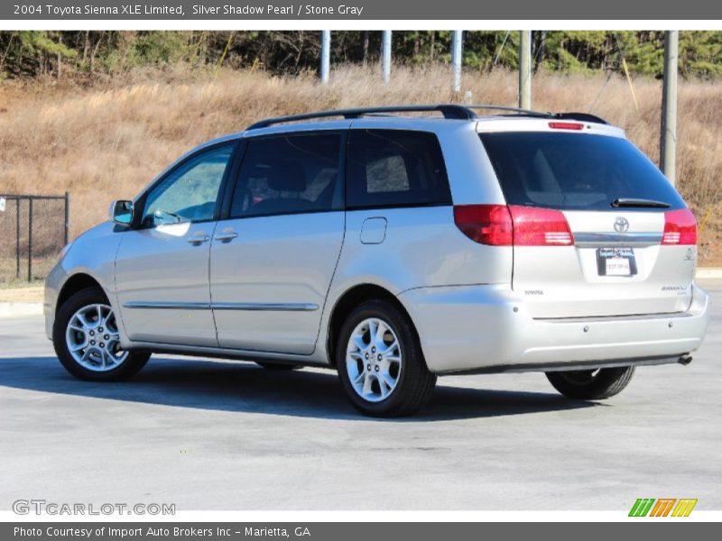 Silver Shadow Pearl / Stone Gray 2004 Toyota Sienna XLE Limited