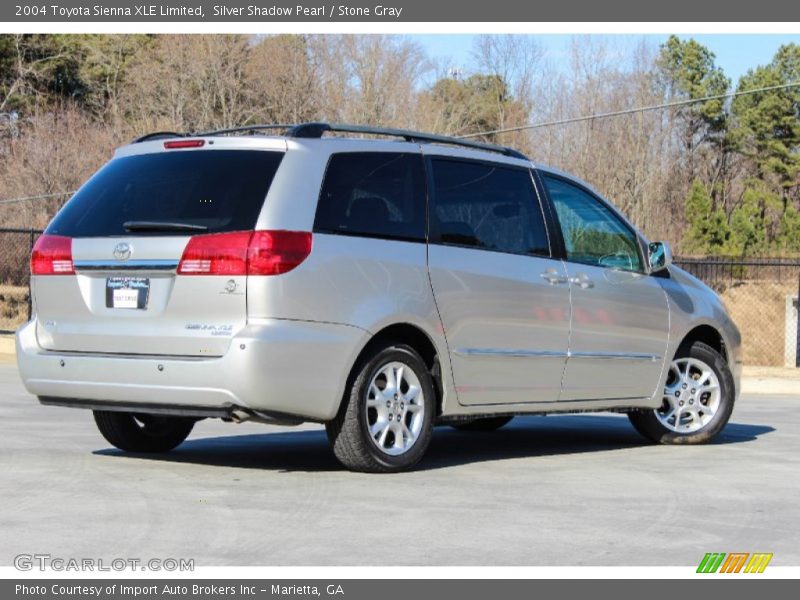 Silver Shadow Pearl / Stone Gray 2004 Toyota Sienna XLE Limited