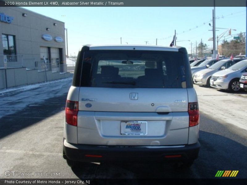 Alabaster Silver Metallic / Titanium 2010 Honda Element LX 4WD