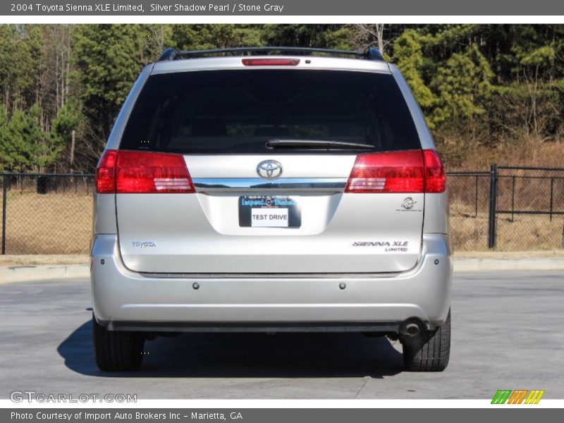 Silver Shadow Pearl / Stone Gray 2004 Toyota Sienna XLE Limited