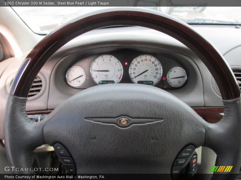 Steel Blue Pearl / Light Taupe 2002 Chrysler 300 M Sedan