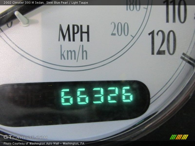 Steel Blue Pearl / Light Taupe 2002 Chrysler 300 M Sedan