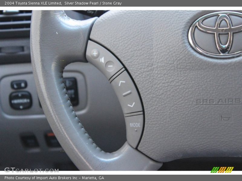Silver Shadow Pearl / Stone Gray 2004 Toyota Sienna XLE Limited