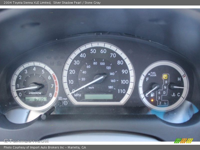 Silver Shadow Pearl / Stone Gray 2004 Toyota Sienna XLE Limited