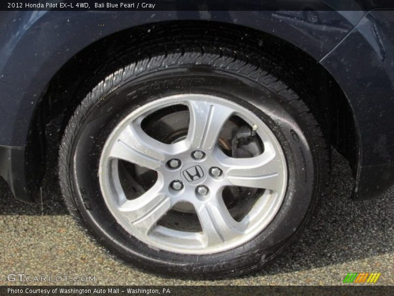 Bali Blue Pearl / Gray 2012 Honda Pilot EX-L 4WD