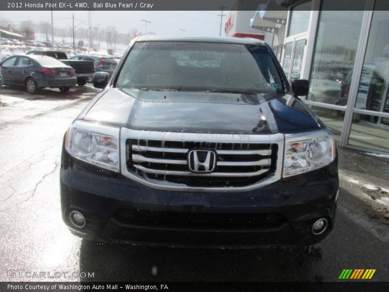 Bali Blue Pearl / Gray 2012 Honda Pilot EX-L 4WD
